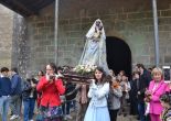 Virgen Peña de Francia en procesión en la Cruz de Mayo de Sequeros