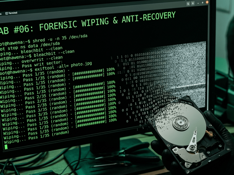 LAB #06 Borrado Forense y Anti-Recuperación: Limpiando el Rastro del&nbsp;Código